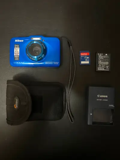Compact Nikon Coolpix S31 is waterproof, shockproof and dustpro, View more