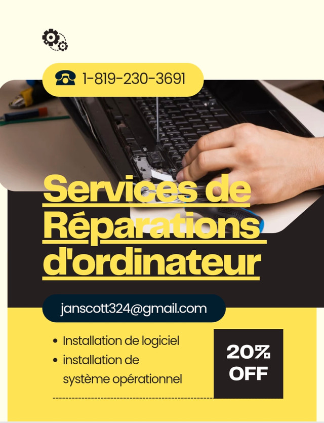 Réparation d'ordinateur  in Other in Gatineau