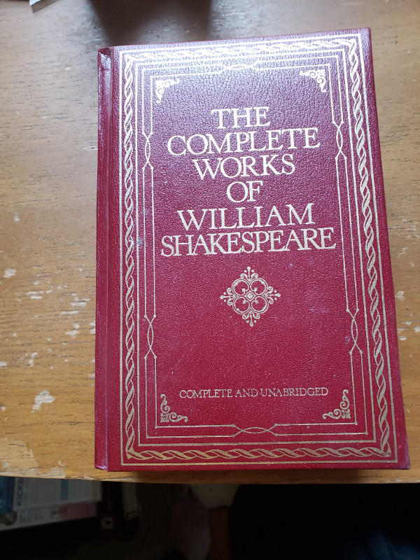 Shakespeare book.  The complete works of William Shakespeare in Fiction in Kitchener / Waterloo