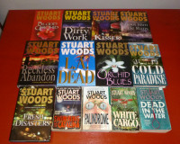 13 Stuart Woods Books !!! For sale or trade !!