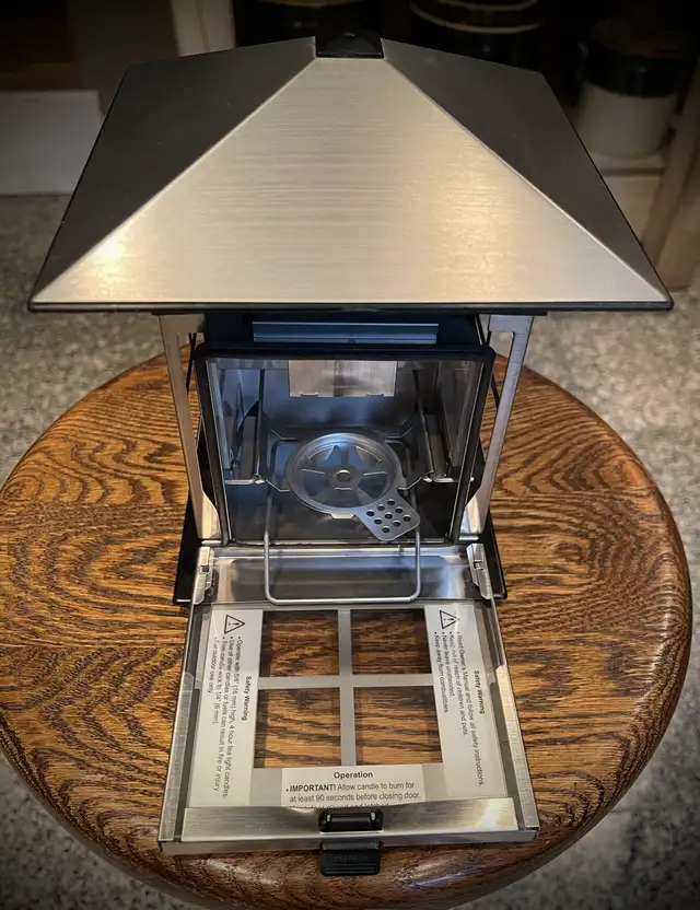 JOI Candle Powered LED Lamp • Stainless Steel • From Hauser •NEW in Home Décor & Accents in Kitchener / Waterloo - Image 5
