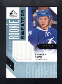2016-17 SP Game Used Rookie Sweaters #RSJD Brayden Point 448/499