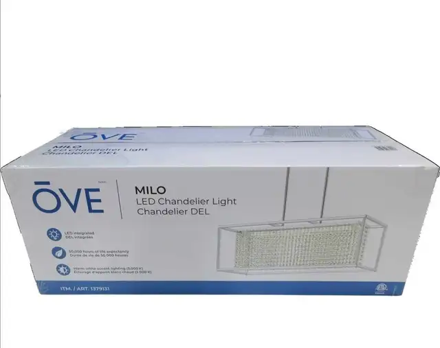 OVE Decors Milo LED Chandelier in Indoor Lighting & Fans in Markham / York Region - Image 2