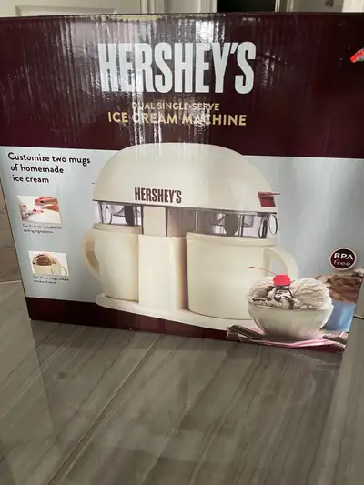 Hershey’s dual single serve Ice cream machine for only 30 $, View more