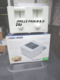 Grille pain B & D 4 tranches