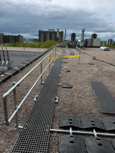 Hiring !!! **We value safety, quality, and customer service.** **Job Title:** Rooftop Safety Rail In...