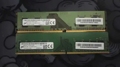 Ram 12Gb DDR4, 4gb and 8 gb modules, View more