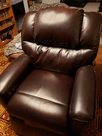 Dark brown recliner