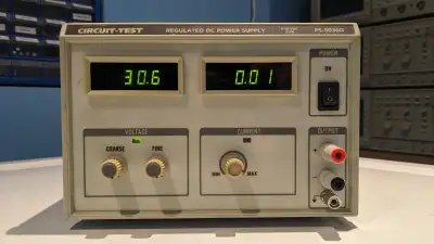 Power supply, 0-30V, 5A, Circuit-Test PS-5030D, View more