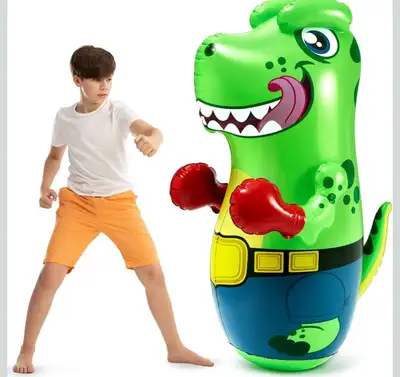 New Inflatable T-Rex Dinosaur Bopper Punching Bag 47 Inches/6+, View more