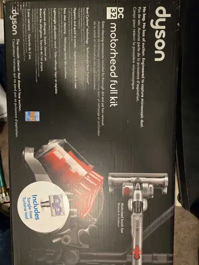 Dyson DC 32 motorhead full kit vacuum , View more
