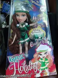 Bratz Holiday Excellent Elf Meygan Doll & Barbie Doggie Park Set