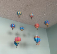 Hanging Tin Air Balloon Mobile
