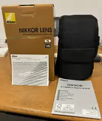 Nikon AF-S lens 24-70mm F2.8E ED VR