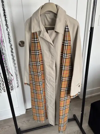 Authentic Burberry Trench Coat Small size, View more