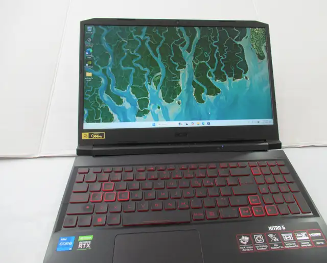 ACER NITRO 5 core i5 16gb 4gb video gtx card 256ssd windows 11