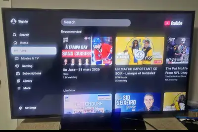 55 Samsung smart tv- $100, View more