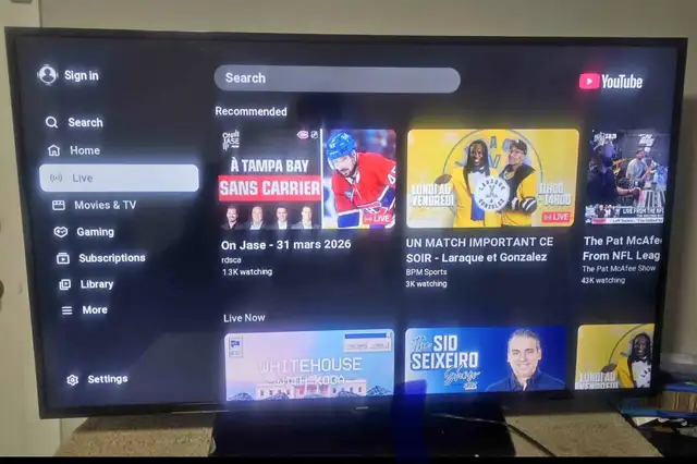 55 Samsung smart tv- $100 in TVs in Strathcona County - Image 2