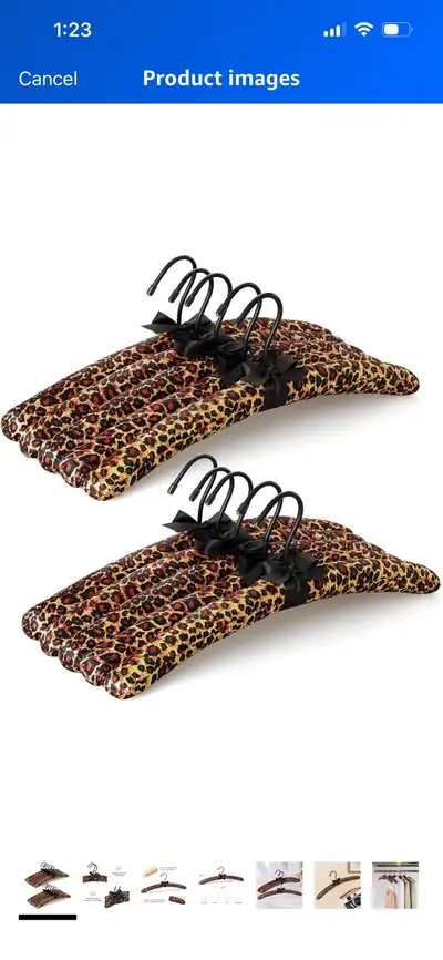 TOPIA HANGER Padded Satin Hangers, View more