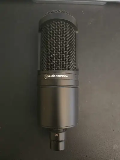 Audio Technica Microphone AT2020 Cardioid Condenser Mic, View more