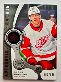 "Two" 2021-22 SP Game Used Rookie /999 "Lucas Raymond" R-40