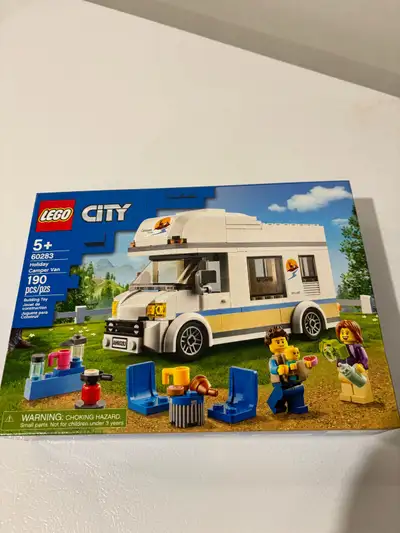 Get ready for a Lego adventure with the Lego City 60283 Holiday Camper Van, a 190-piece set perfect...