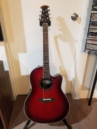 Ovation 6 string semi acoustic guitar, LX Balladeer model