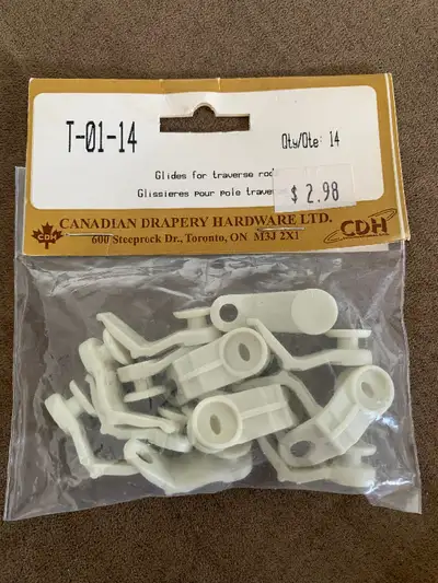 Window Traverse Rod Slides, 14 slides, View more