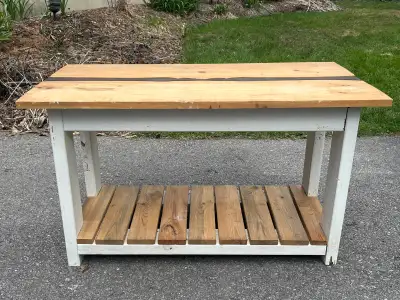 Handmade wooden coffee table , View more