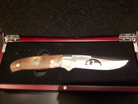 STONE RIVER D'HOLDER DUCKS UNLIMITED KNIFE MINT BOXED STONE R.