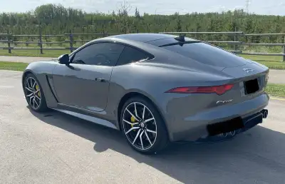 The 2017 Jaguar F-Type SVR features a 5.0-liter supercharged V8 engine producing 575 horsepower and...