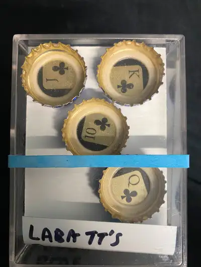 Labatt’s Blue Complete Set of 52 Poker Bottle Caps, View more