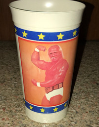 Vintage 1987 Collectible Cup WWF Hulk Hogan Hasty Markets