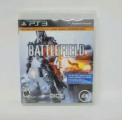Battlefield 4 fpr PS3 Tested and guaranteed to be working Hundreds of games available for many diffe...