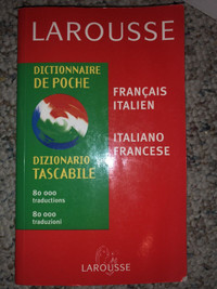 Dictionnaire Larousse français italien 