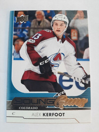 Young Guns - Alex Kerfoot - 2017-18 Upper Deck Rookie