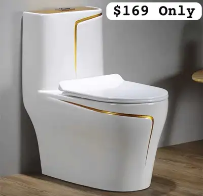 Toilet $129 | New Dual Flush, View more