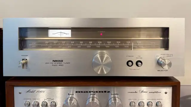 NIKKO FAM-450 AM/FM Multiplex Stereo Tuner in Stereo Systems & Home Theatre in City of Toronto - Image 2