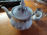 Royal Albert 50th Anniversary Teapot amd Creamer