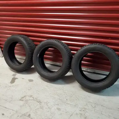 3 Winter Gislaved tires for sale 205-55-16 in good condition. 514-946-5152