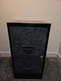 Non legal size 29" high by 15" wide by 18" deep file cabinet