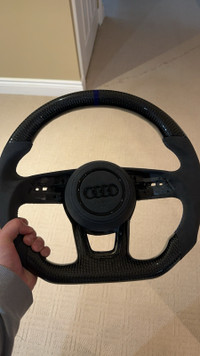 Audi Custom Carbonfiber Steering Wheel BRAND NEW