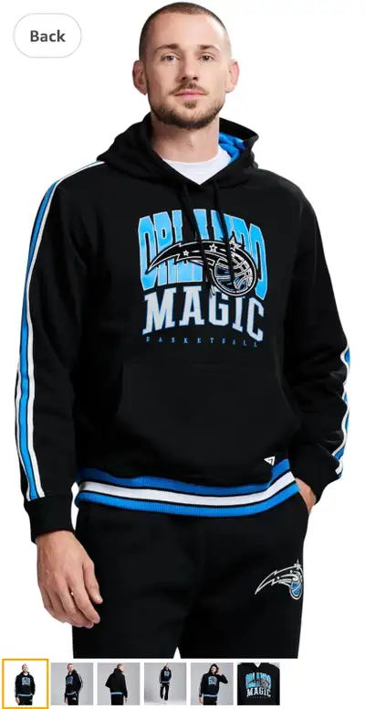 NBA Official Men's Long Sleeve Pullover Hoodie Fleece XXL, View more