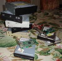Assorted Computer Drives and Accessories
