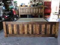 Rustic in Style and Design Reclaimed Wood Beds