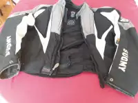 Suomy performance motorcycle jacket with lining