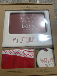 Rae Dunn baby Xmas gift set 