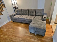 4 Seater Sectional Sofa with Storage Chaise Lounge For Sale  Markham / York Region Toronto (GTA) Preview