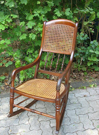 Refinished Antique Canadiana Country Rocking Chairs / Rockers