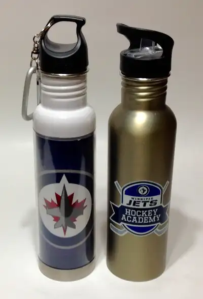 Winnipeg Jets Hockey  Stainless Steel Water Bottle ~ 2 Available, View more
